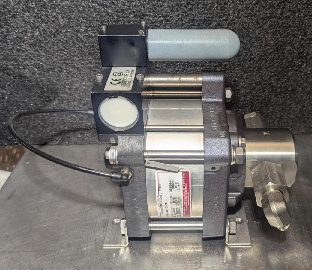 Used Maximator  G 35 LS Air Driven Liquid Pump 5800 psi