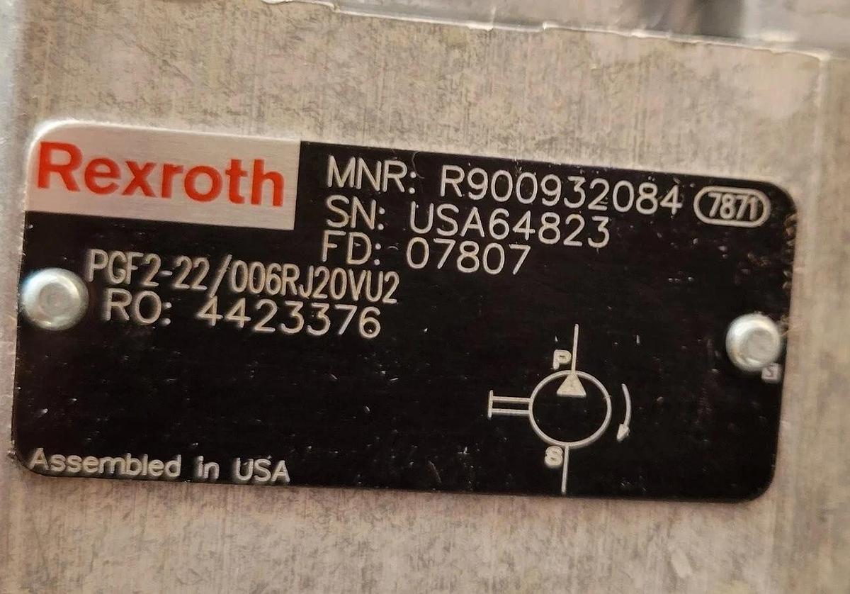 Rexroth hydraulic pump PV7-19/40-45RE37MC016, with  PGF2-22/006RJ20VU2
