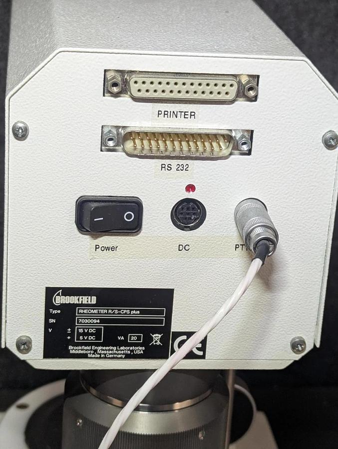 Used Brookfield  R/S Plus   Rheometer   R/S-CPS plus