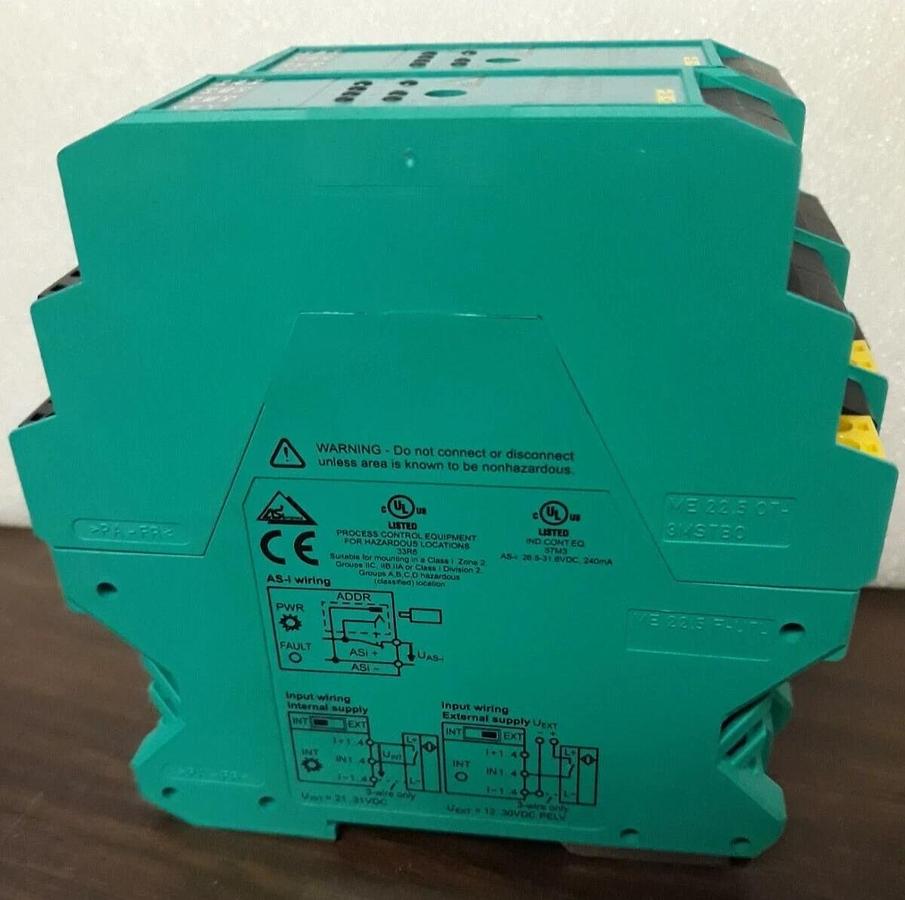 Used Lot of 2  Pepperl-Fuchs VBA-4E-KE-ZEJQ