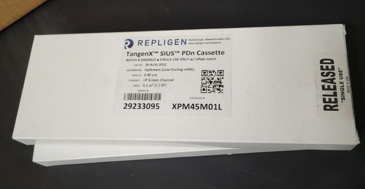 REPLIGEN TangenX  Process Sius PDn TFF Single Use  0.45um Cassette XPM45M01L