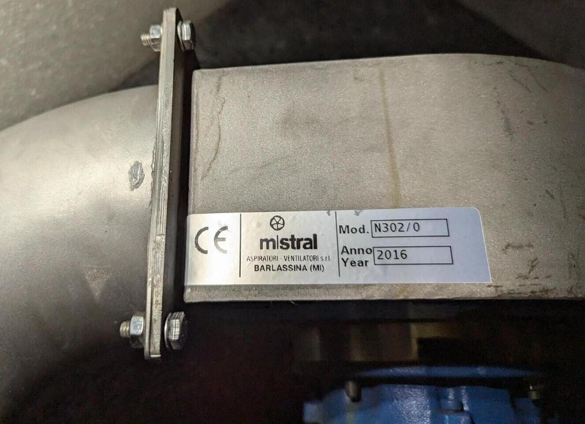 Used Mistral N302/0 Fan ventilator aspirator