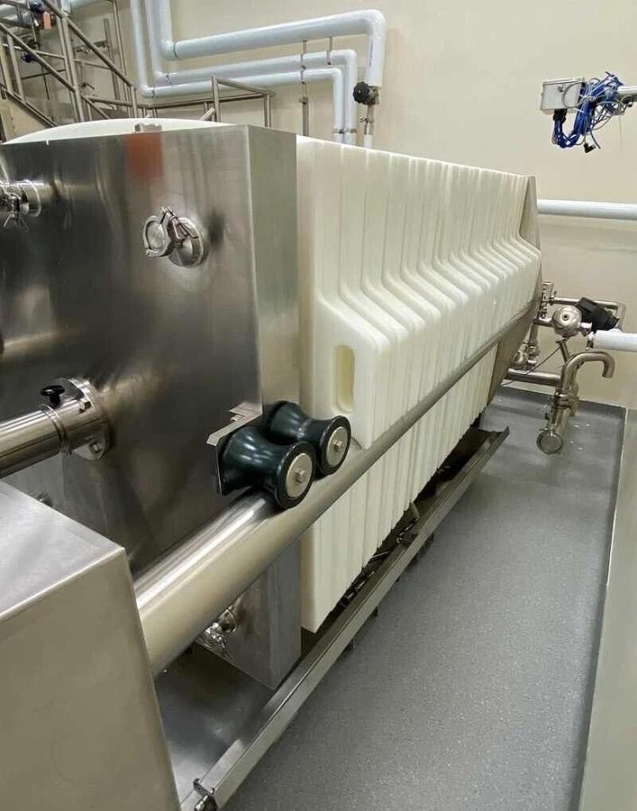 Used Eaton BECO INTEGRA PLATE 1000/3 EP, Stainless Steel Pharmaceutical Filter Press
