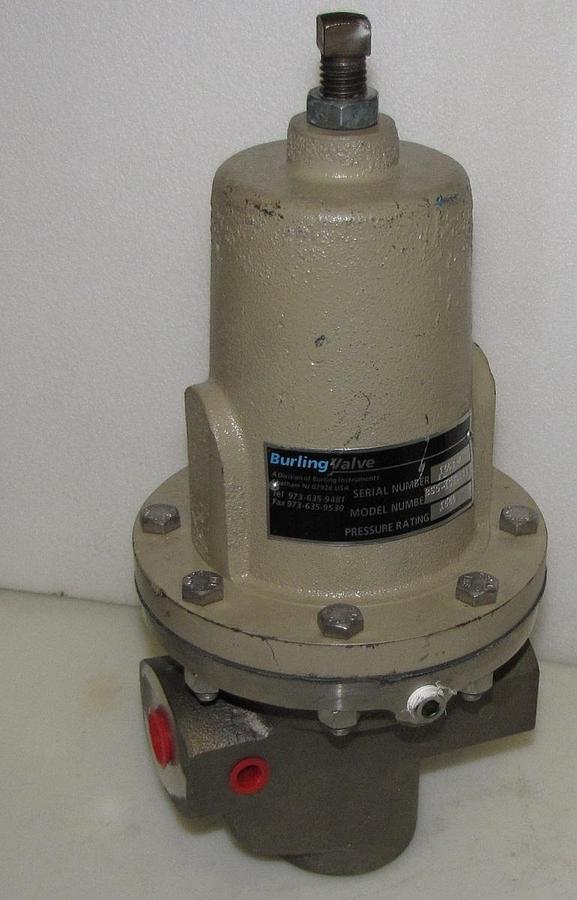 Burling Stainless Steel BS5 regulating Valve 1/2"  1500 psi  *NEW* BS5-1SI5111