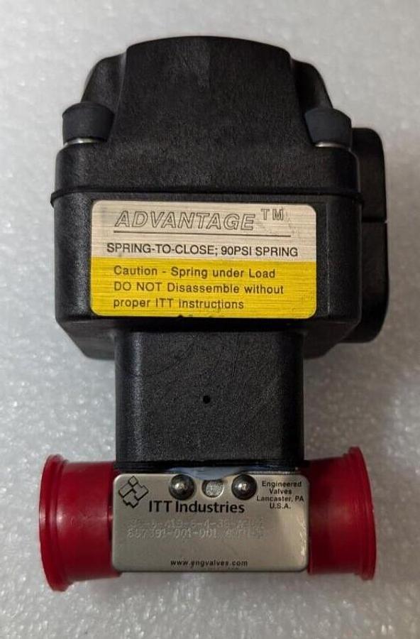 ITT Pure-Flo  .38" (DN10) CWP150 Stainless Steel Diaphragm Valve tri clamp