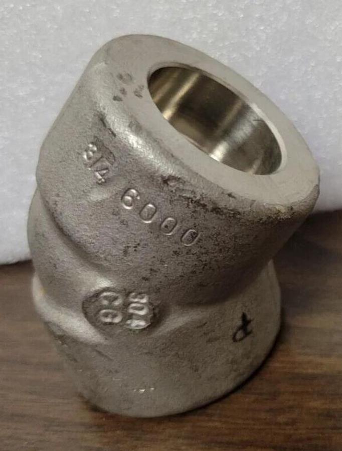 Camco Stainless Steel 45 Elbow 3/4" 6000 PSI A182F