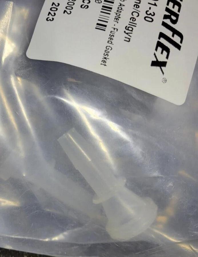 Cole-Parmer EW-31201-30 Masterflex Fitting, Polypropylene, Straight, Sanitary to