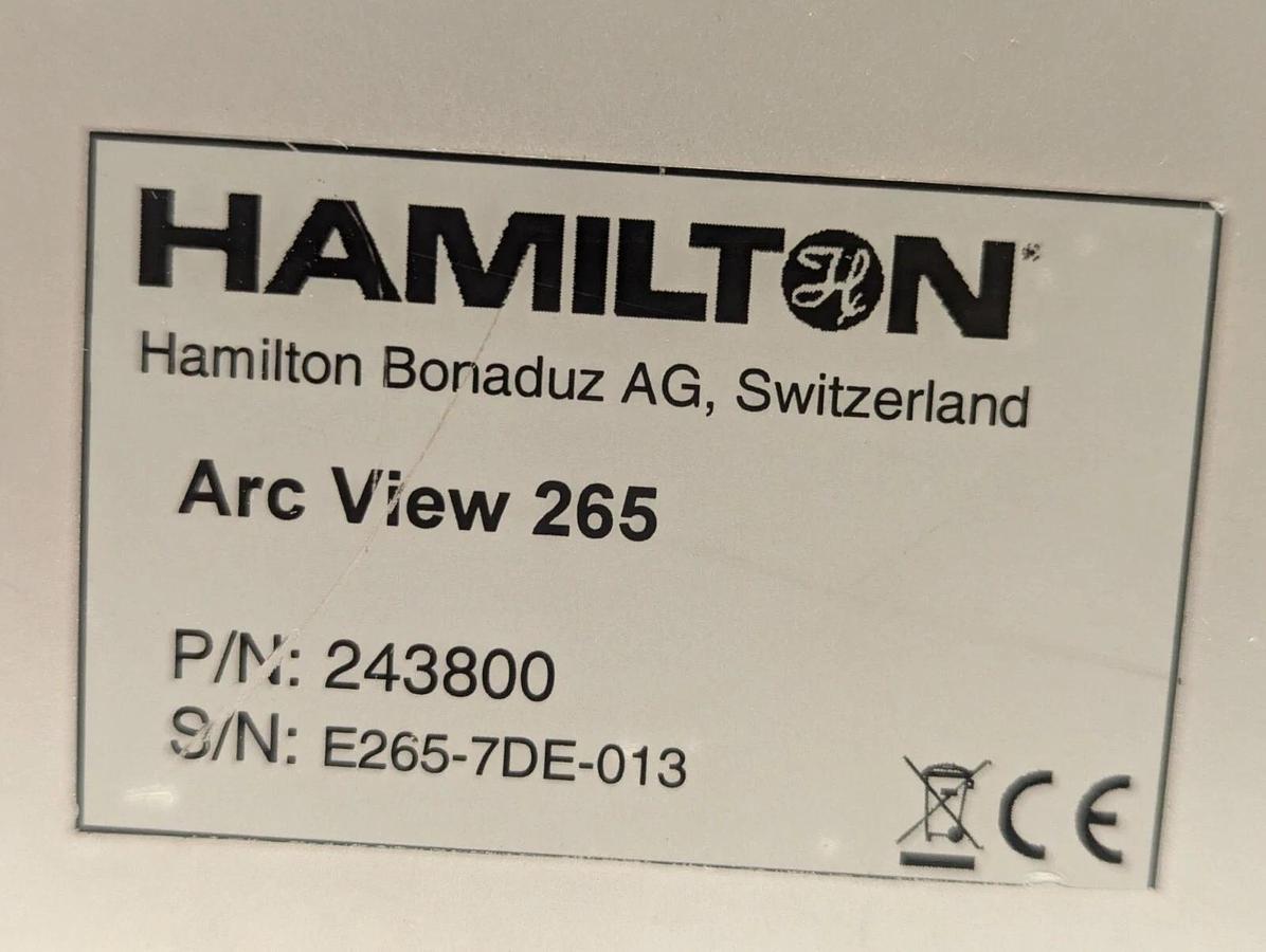 Used Hamilton   243800  Arc View 265 Controller