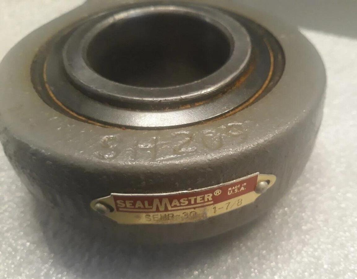 Used SEAL MASTER, SEHB-30, 1-7/8", Cast Iron Hanger Unit Ball Bearing 1.875