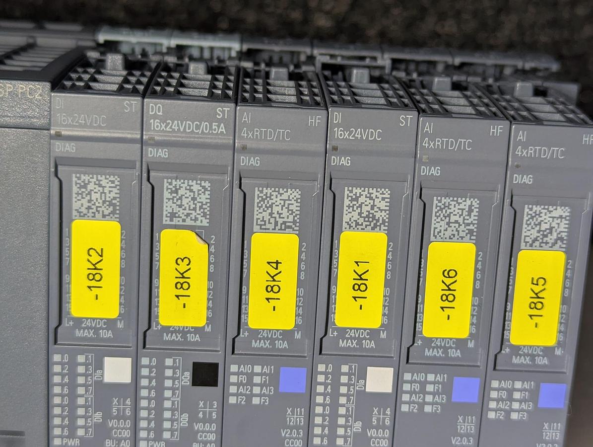 Used Siemens Simatic CPU 1515SP PC2 ET 200SP with Simatic S7 6ES7 134-6JD00-0CA1