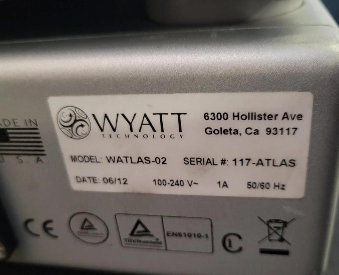 Used 2017 Wyatt Mobius Light Scattering Instrument WMOB-09  with Atlas