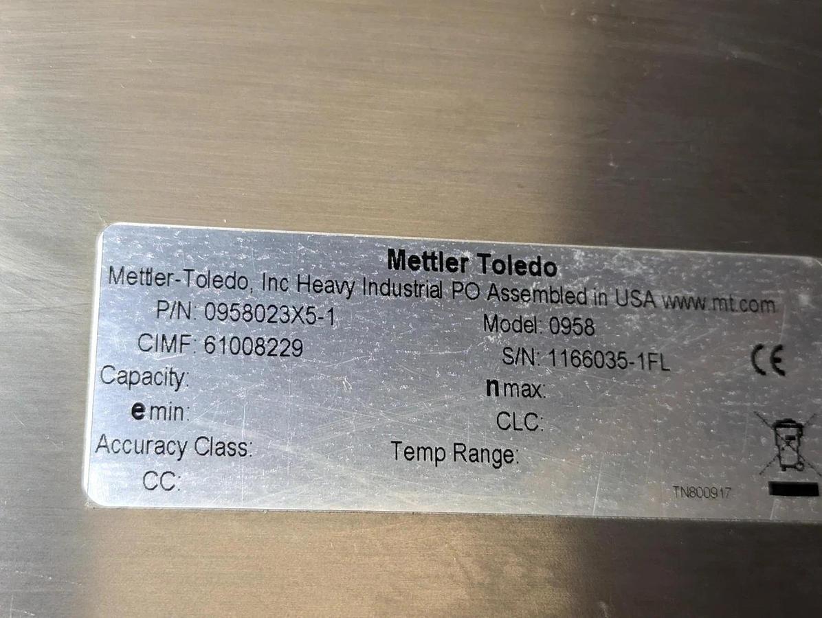 Used Mettler Toledo Panther  PTHN 1800 00 w/ Flexmount Scale Weigh Module Load 0958
