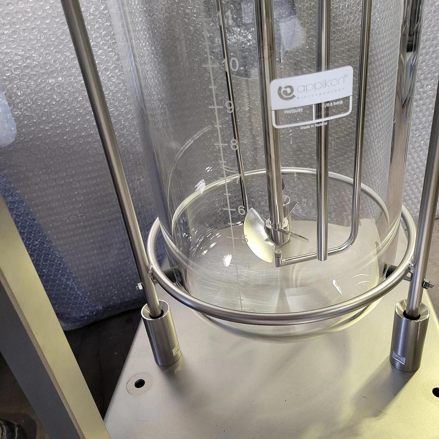 Applikon 15L Glass Vessel Bioreactor with cart