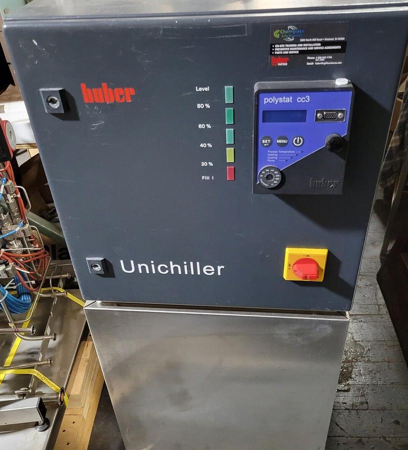 Used Huber UniChiller UC060Tw-S22, water cooled -20° to +40°C 6kW Cooling capacity