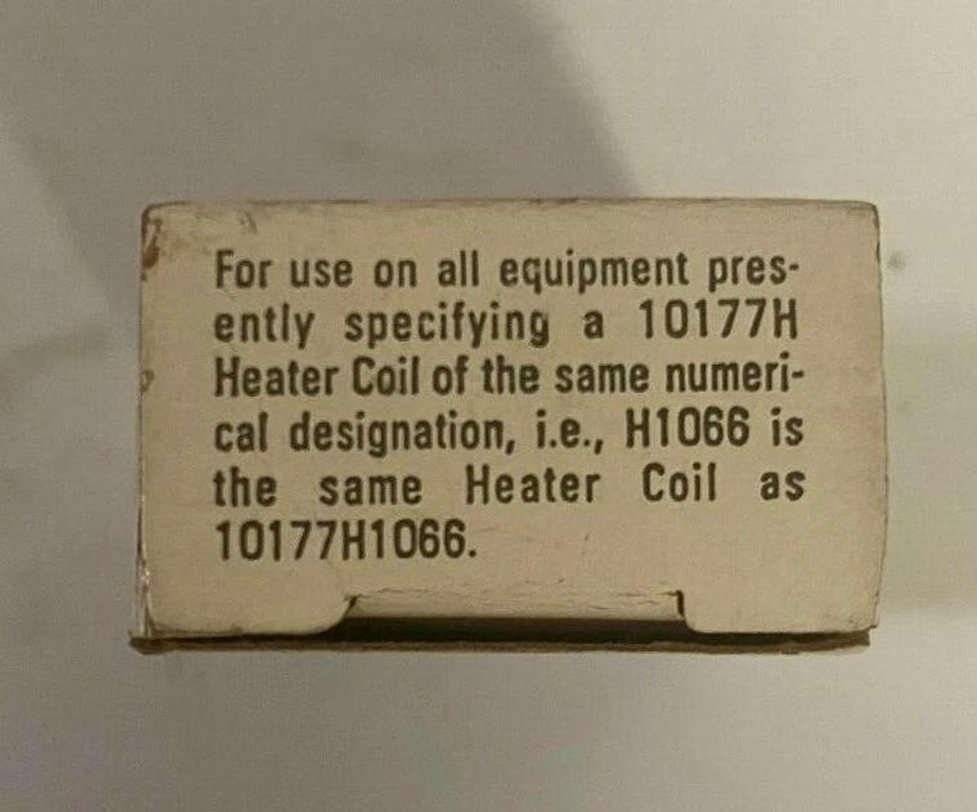 3 / Control Cutler Hammer H1116 Starter Overload relay heater elements
