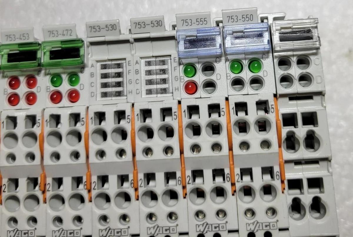 Used WAGO 750-315 Fieldbus Coupler MODBUS RTU with many modules