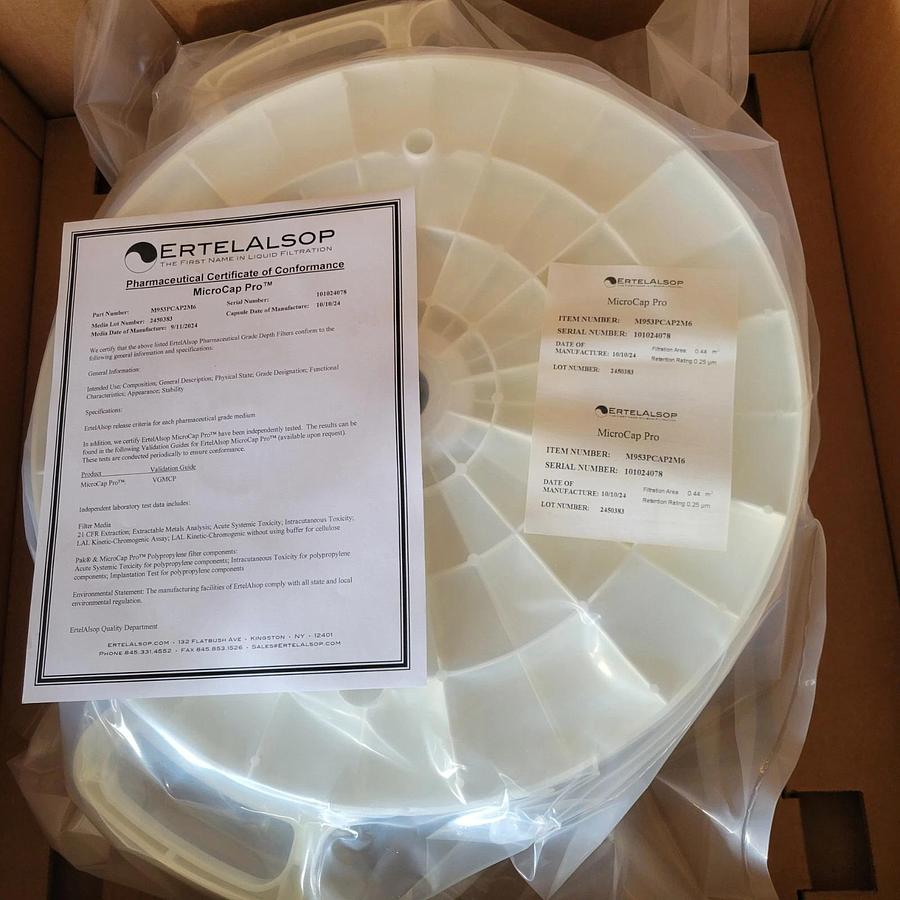 ErtelAlsop MicroCap Pro Single-Use Depth Filter Capsule M953PCAP2M6
