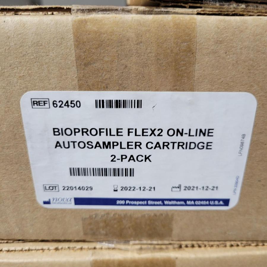 62450 Nova Biomedical BioProfile FLEX2  On-Line Autosampler Reagent Cartridges
