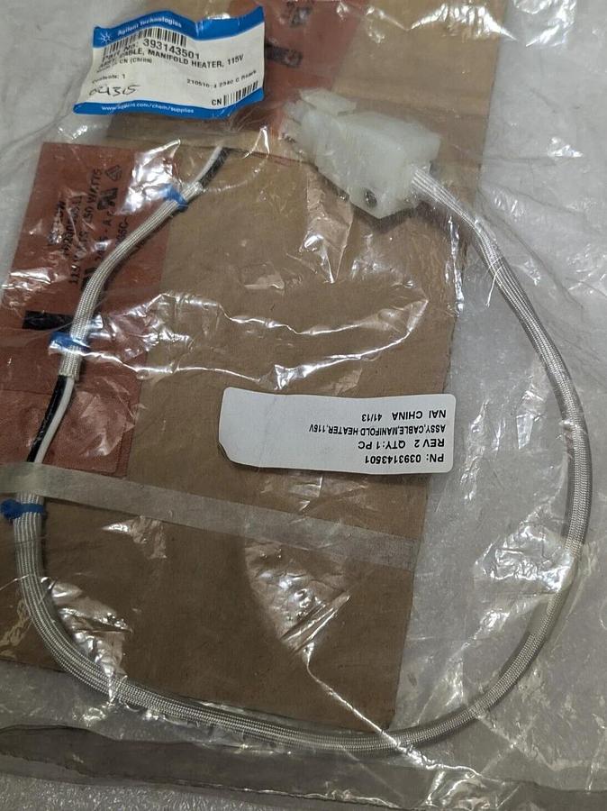 Agilent 393143501  Assy, Cable,Manifold Heater, 115V