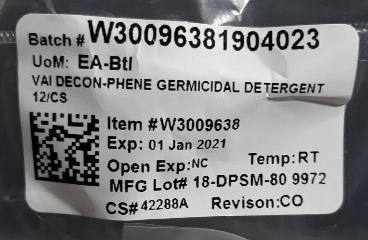 Decon-Phene  sterile  germicidal cleanroom detergent