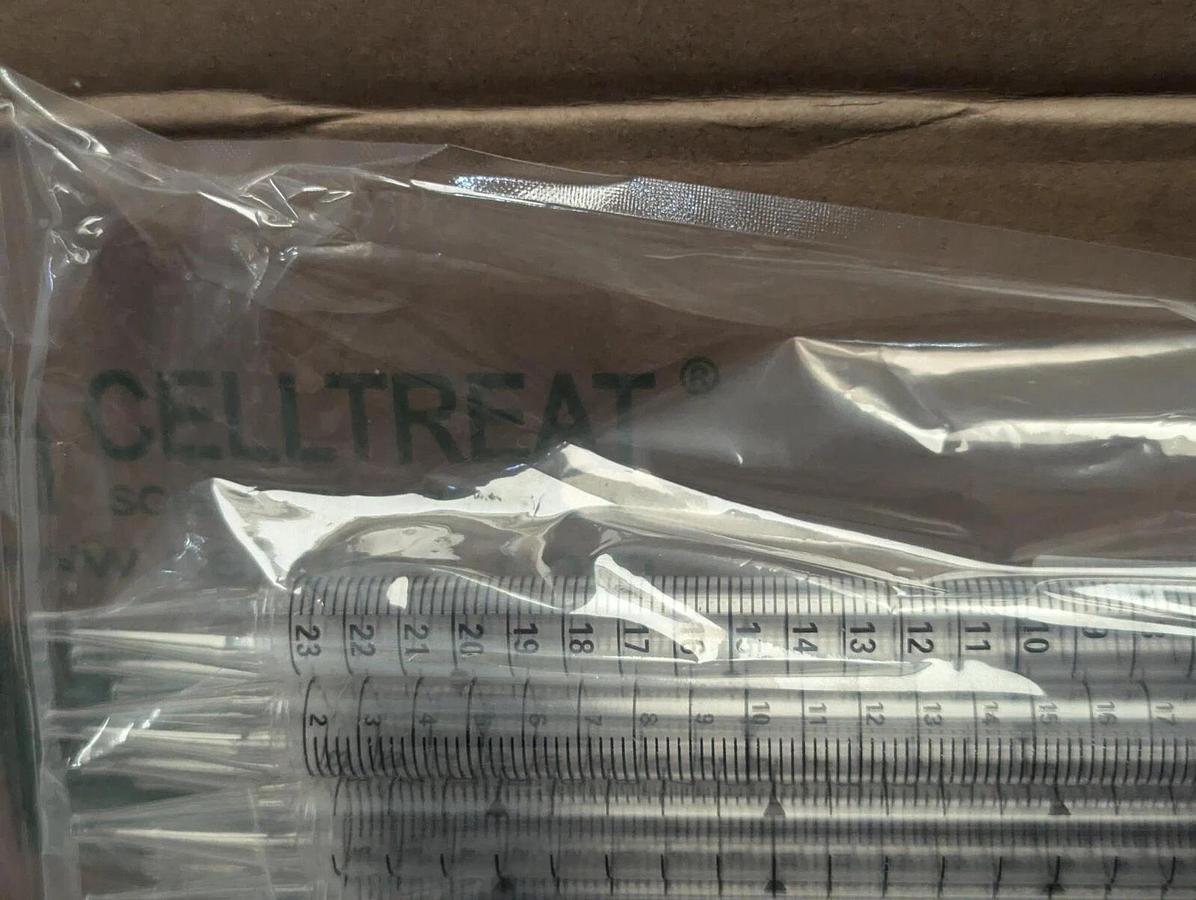 Celltreat Serological Pipets 25ml 229245 ( 25 Count) x 8  sealed  bags (200)
