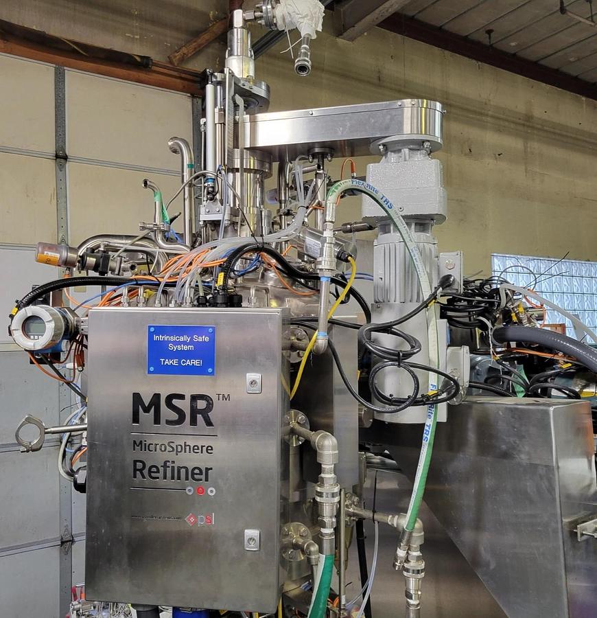 Used PSL Powder Systems Limited MSR  MicroSphere Refiner formulation machine