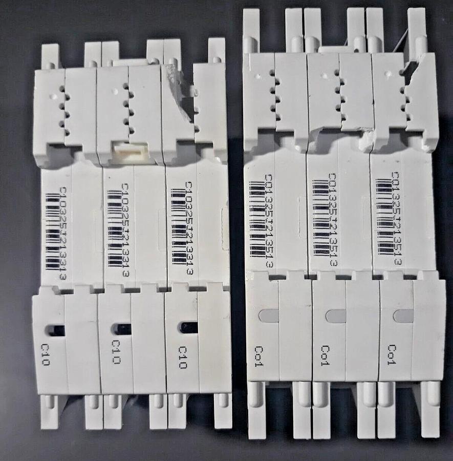 Used Lot of 2 Siemens 5SJ4310-7HG41 & 5SJ4301-7HG42 / 3-Pole Circuit Breaker