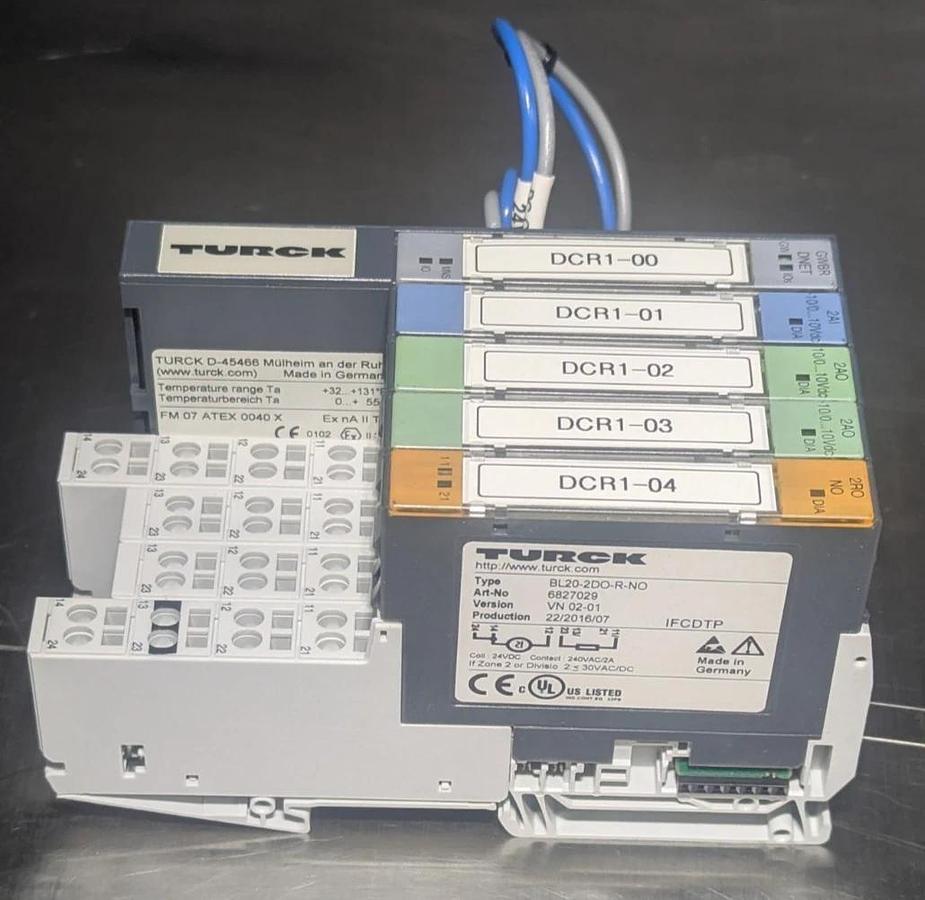 Used TURCK D-45466  & BL20-2DO-R-NO  Digital Relay Output Interface
