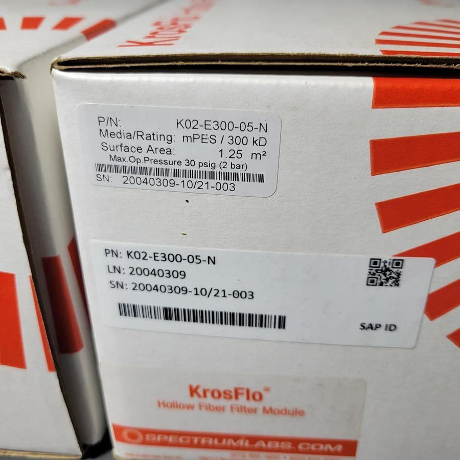 Repligen KrosFlo K02-E300-05-N,  20CM 300K MPES 0.5MM 3TC X 1.5TC