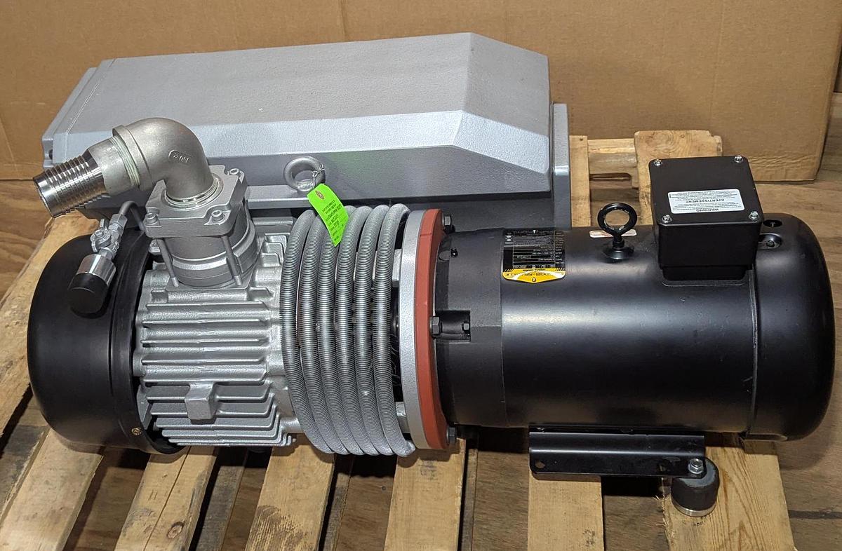 7 1/2 hp Tuthill KVA 160 TH-M4 V0 Series Single Stage Rotary Vane Vacuum Pump