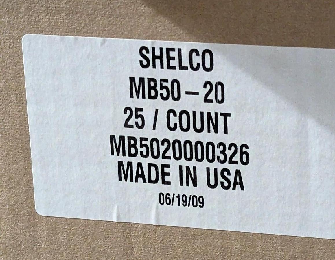 Shelco MB50-20 MB Series, Melt Blown Filter Cartridges 100% Polypropylene