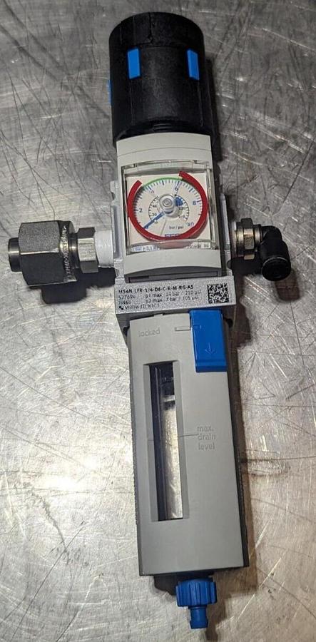 Used Festo Filter Regulator  MS4N-LRF-1/4-D6-C-R-m-RG-AS
