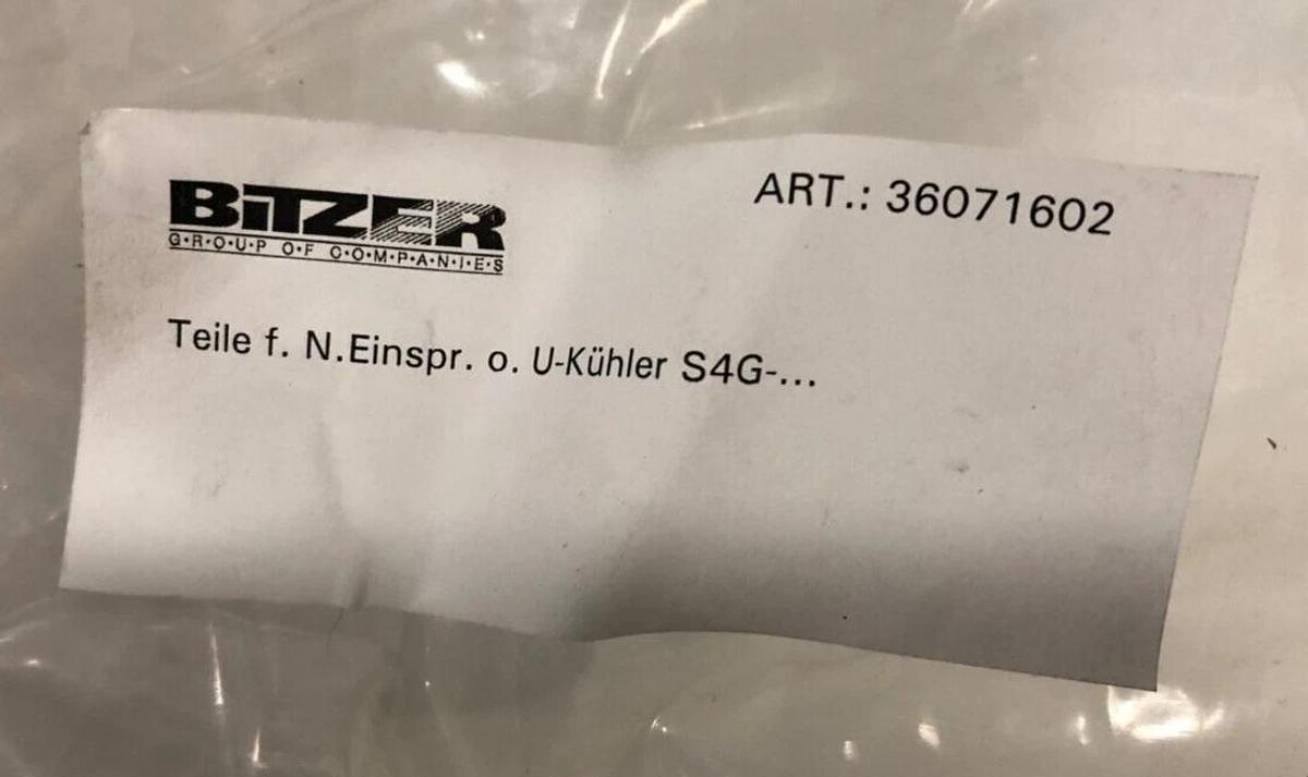 Bitzer S4G spare parts, ART.:36071602