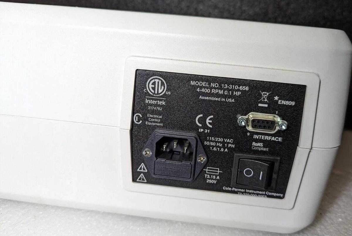 Used Cole-parmer 13-310-656 W/ Fisher Scientific Peristaltic Pump GP1000