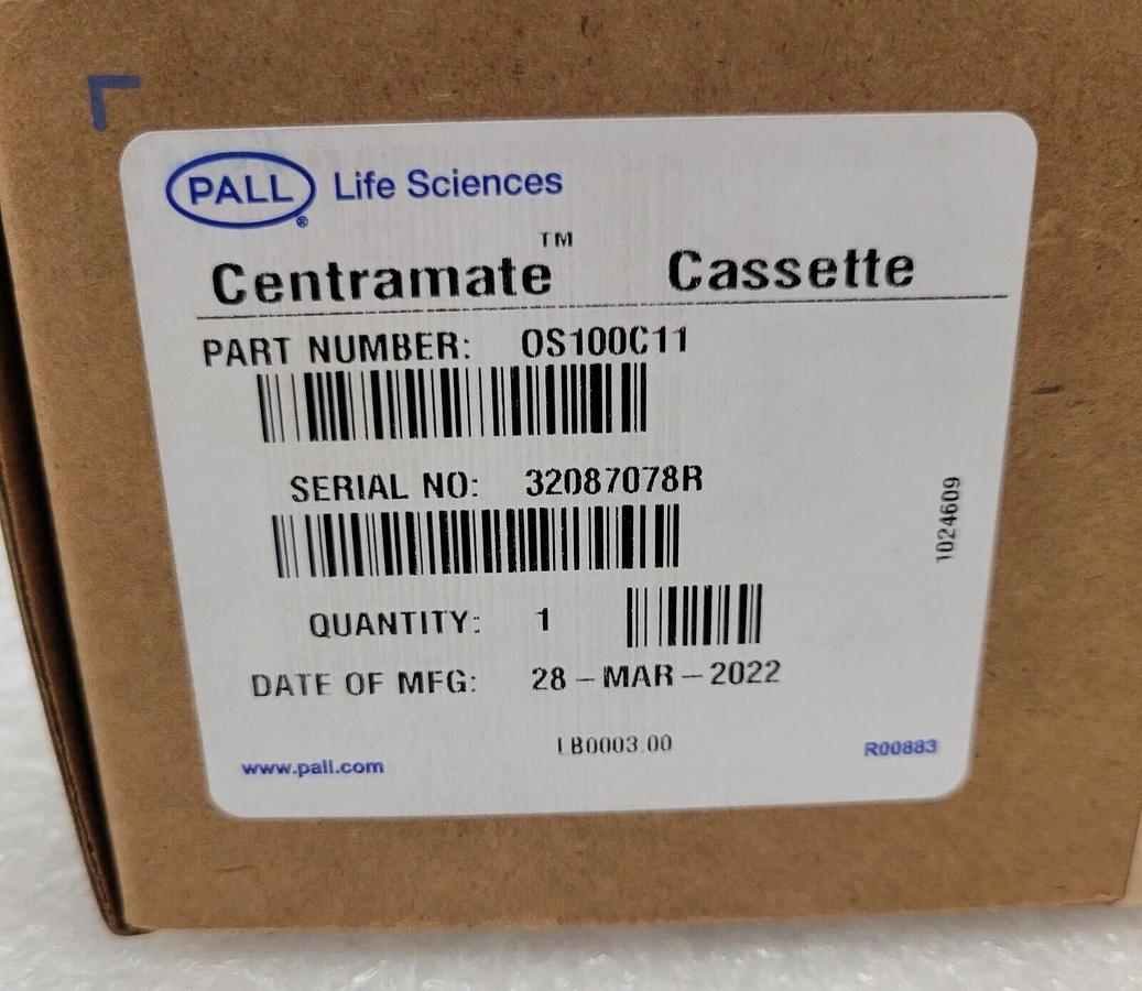 PALL Life Sciences Centramate  Cassette OS100C11