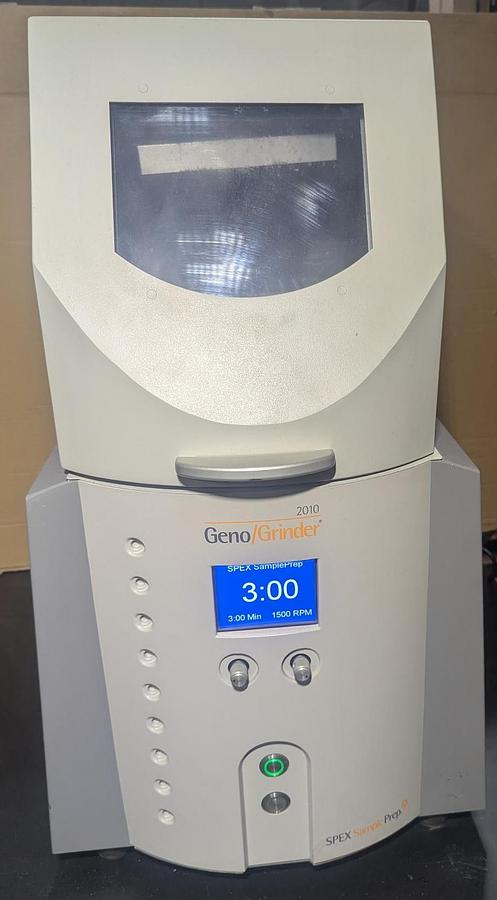 Used Spex SamplePrep 2010 Geno / Grinder Tissue Homogenizer and Cell Lyser