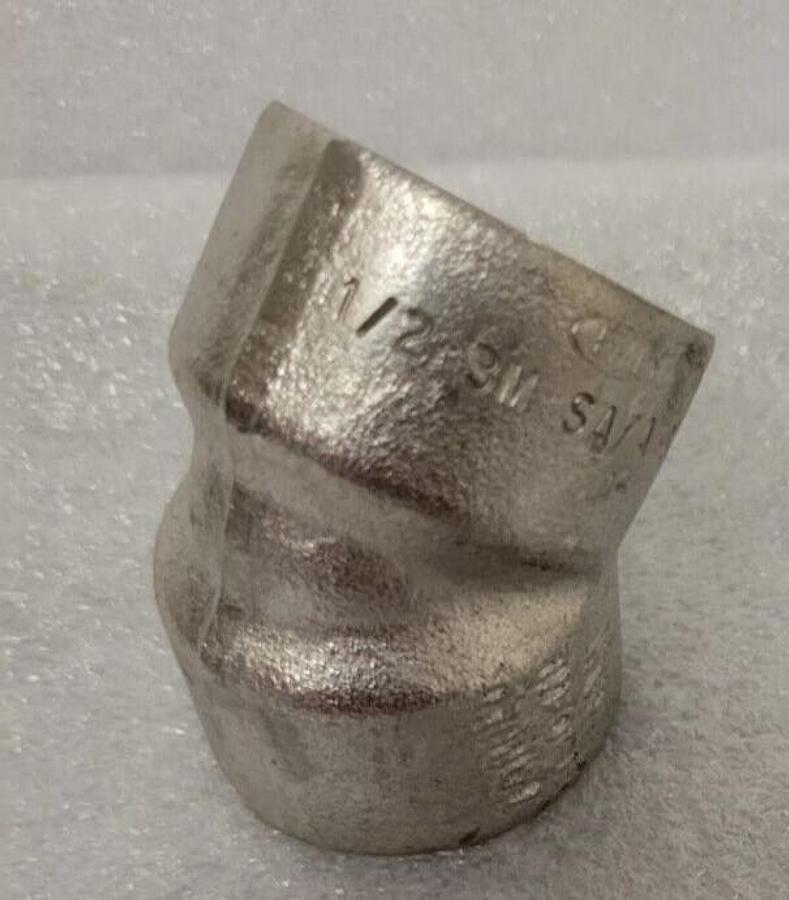 Penn  Stainless Steel 45 Degree Elbow  1/2" 3M  A182-F304/L B16 PENN