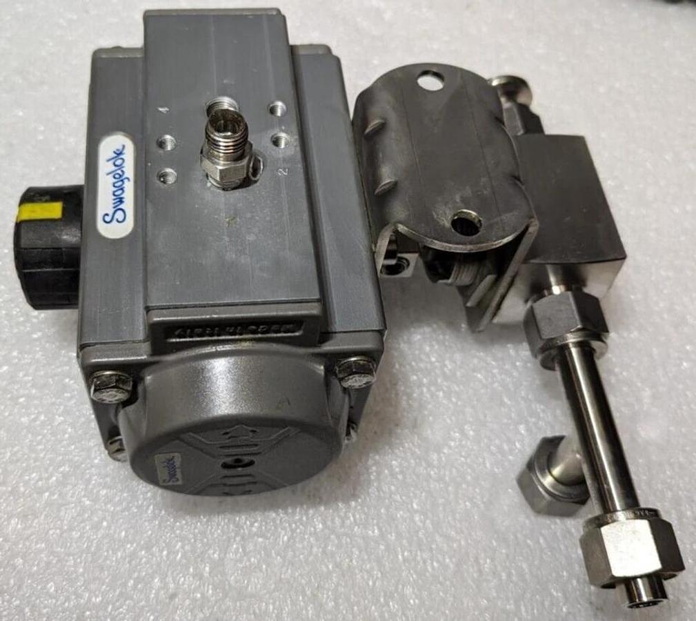 Used Swagelok  SC00030-4U ,MS-A30-4-DIN Rotary Actuator, 90°, Spring-Return
