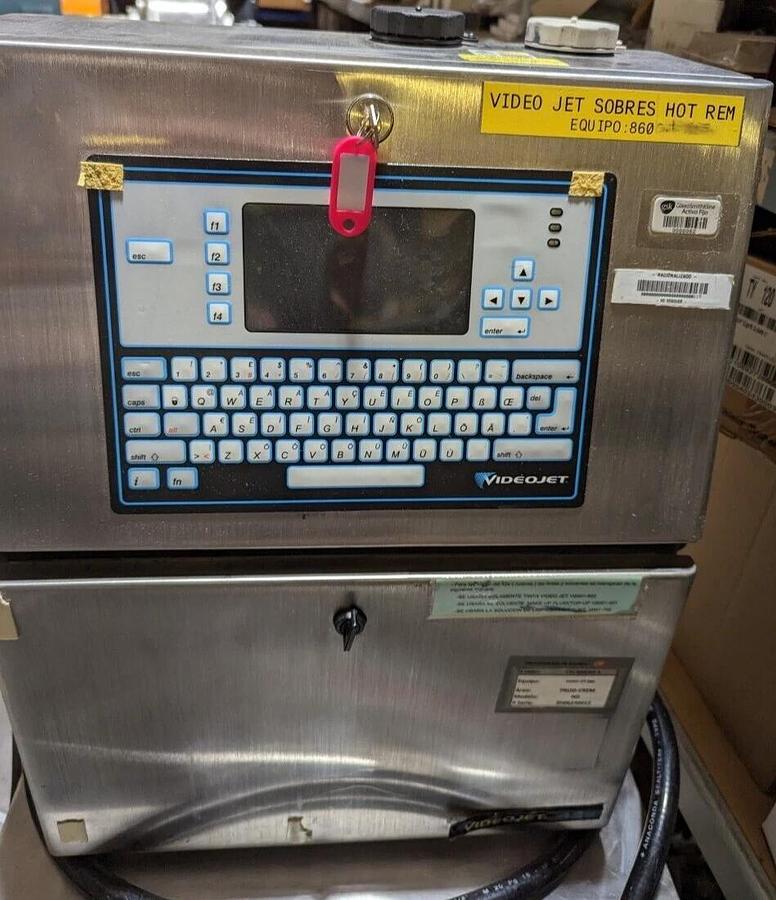 Used VideoJet 43S Single Head Ink Jet Coder Printer MARKING MACHINE