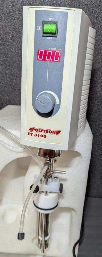 Used Kinematica Polytron PT-MR3100 Homogenizer w/Dispersing Aggregate PTDA3030-T-6060