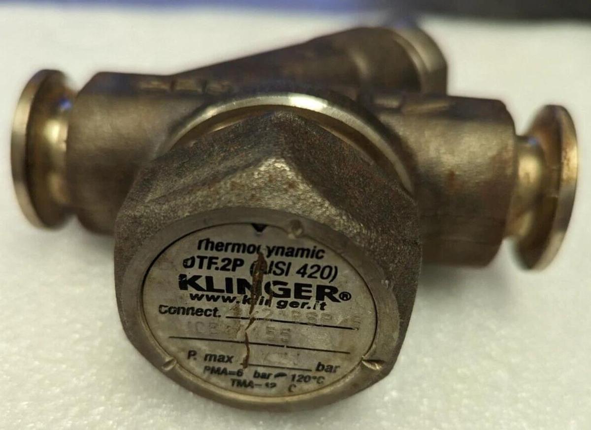 Used Klinger Thermodynamic Steam Trap DTF.2P 1/2" BSP/S