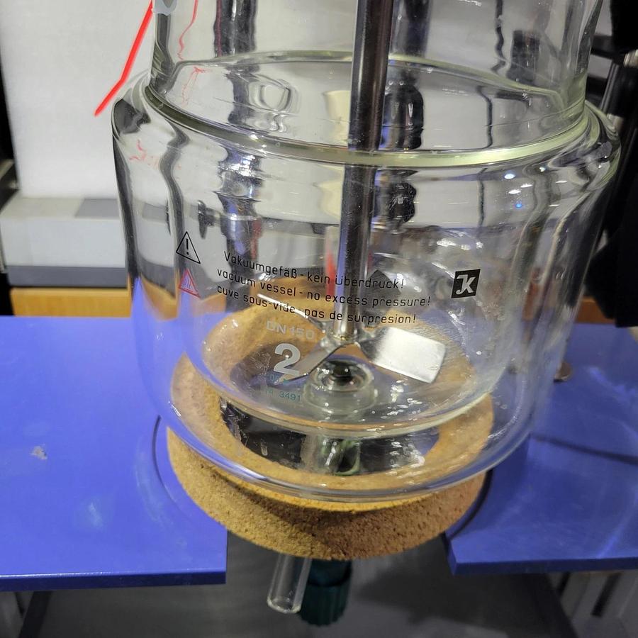 Used Ika jacketed stirred vacuum reactor  system , EUROSTAR 200