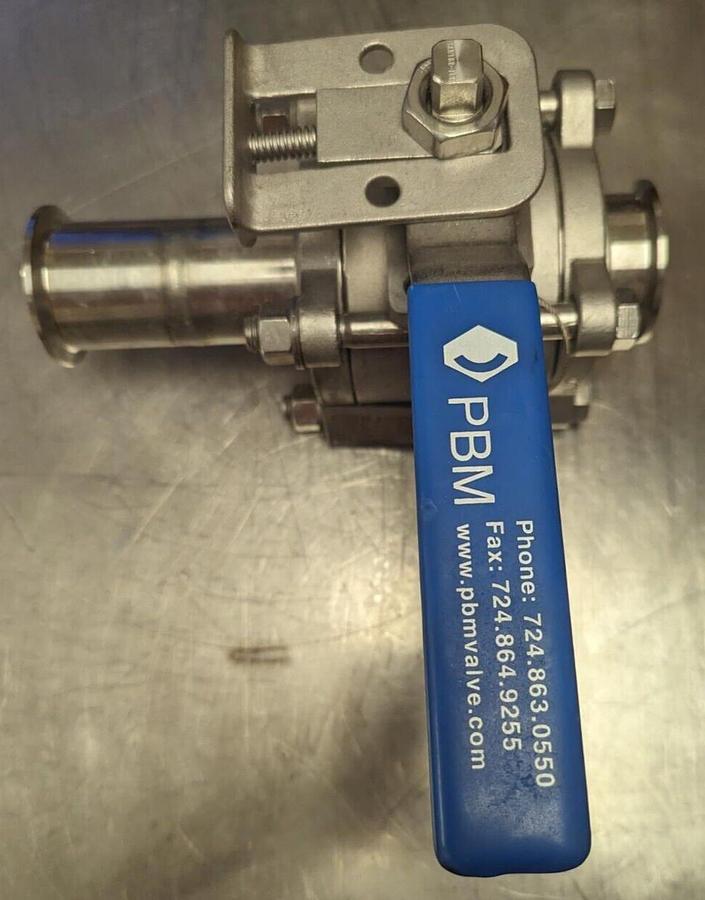 Used PBM 2"  Ball Valve Stainless Steel  series 9