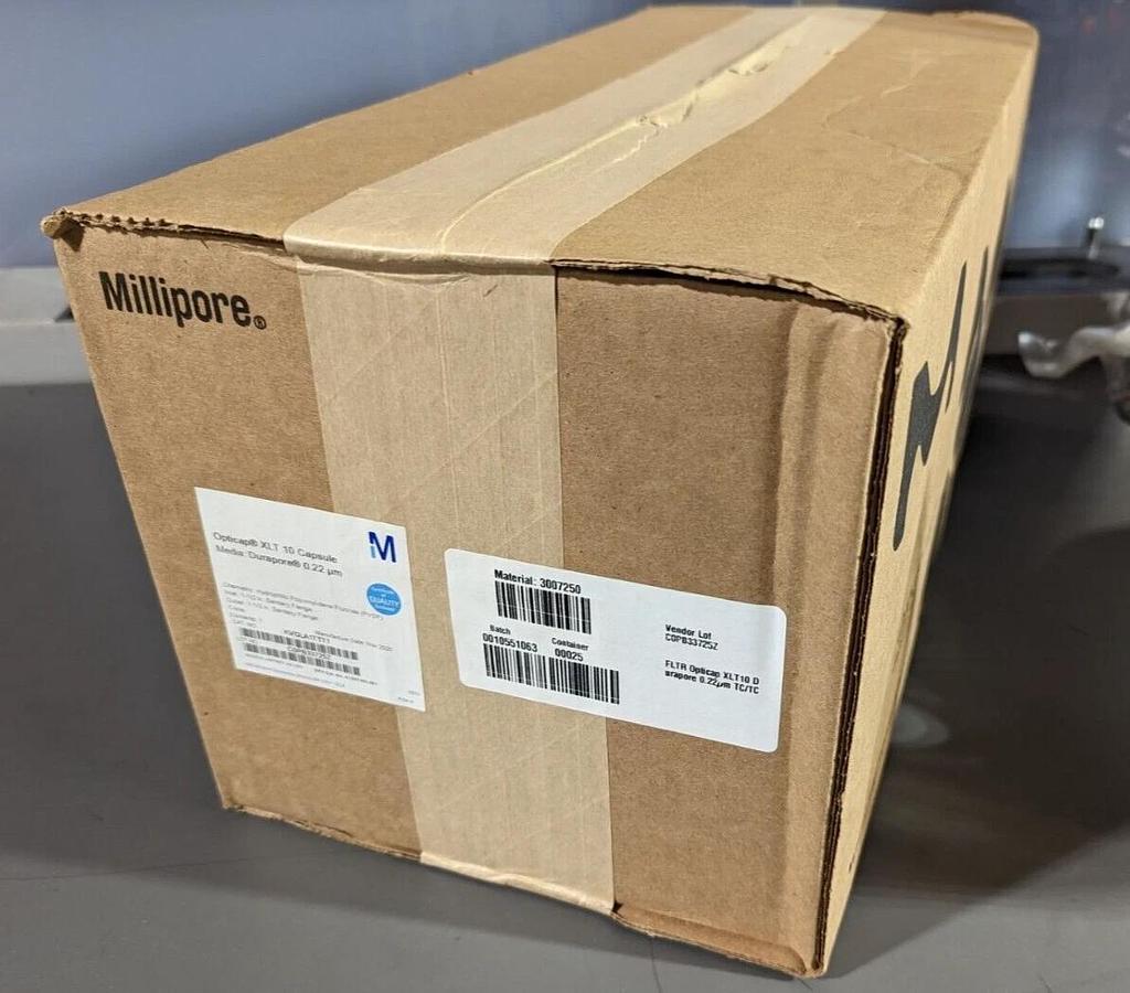 Millipore KVGLA1TTT1 Opticap 0.22 μm XLT10 Durapore 10 in. filter cartridge PVDF