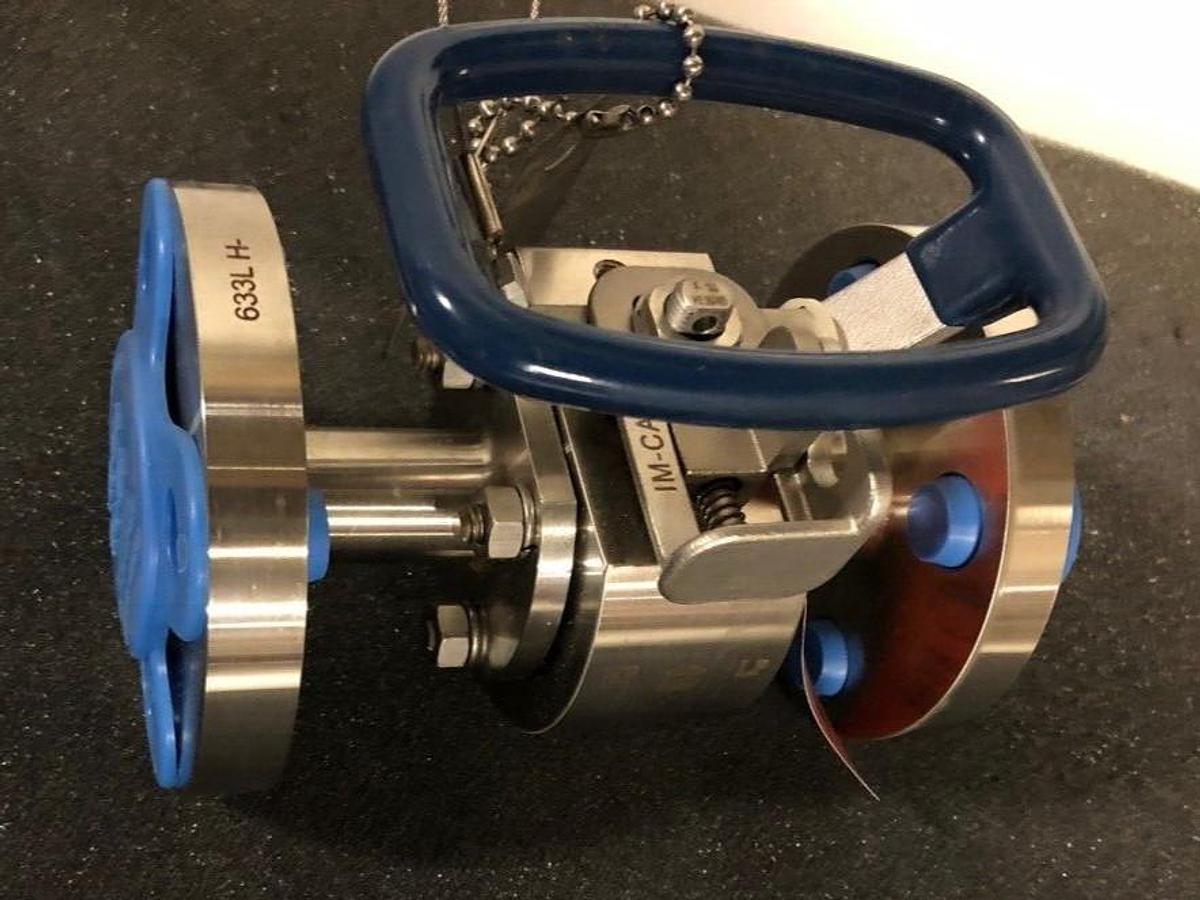 1/2" PBM 316 Stainless Steel Flanged  BALL VALVE  ANH-C5M-9-9F00-T169,   720 PSI