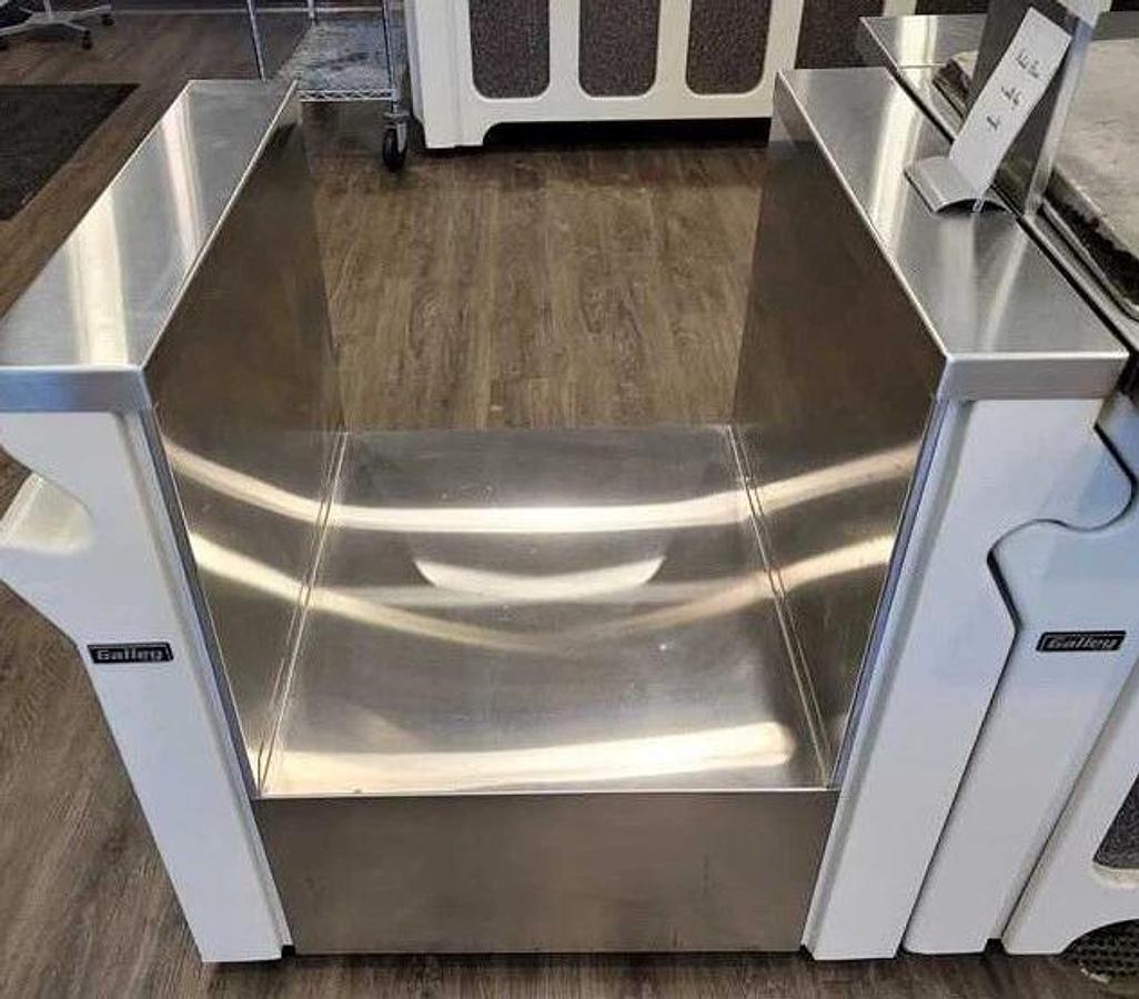 Used GalleyLine® Matelock Mobile Tray Or Plate Starter Station, white 9441W/MH