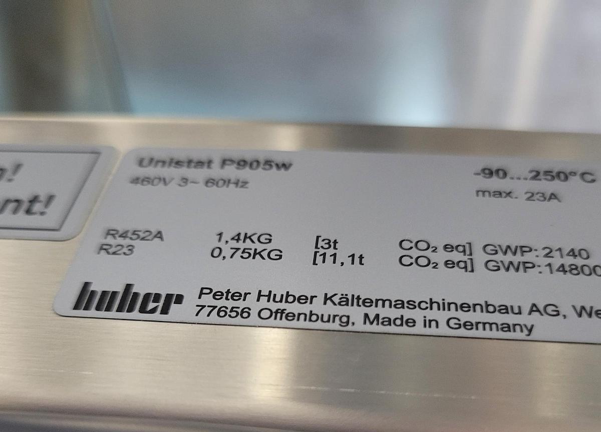 2021 Huber chiller Unistat P905w - Dynamic temperature control system -90° C