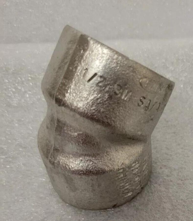 Penn  Stainless Steel 45 Degree Elbow  1/2" 3M  A182-F304/L B16 PENN