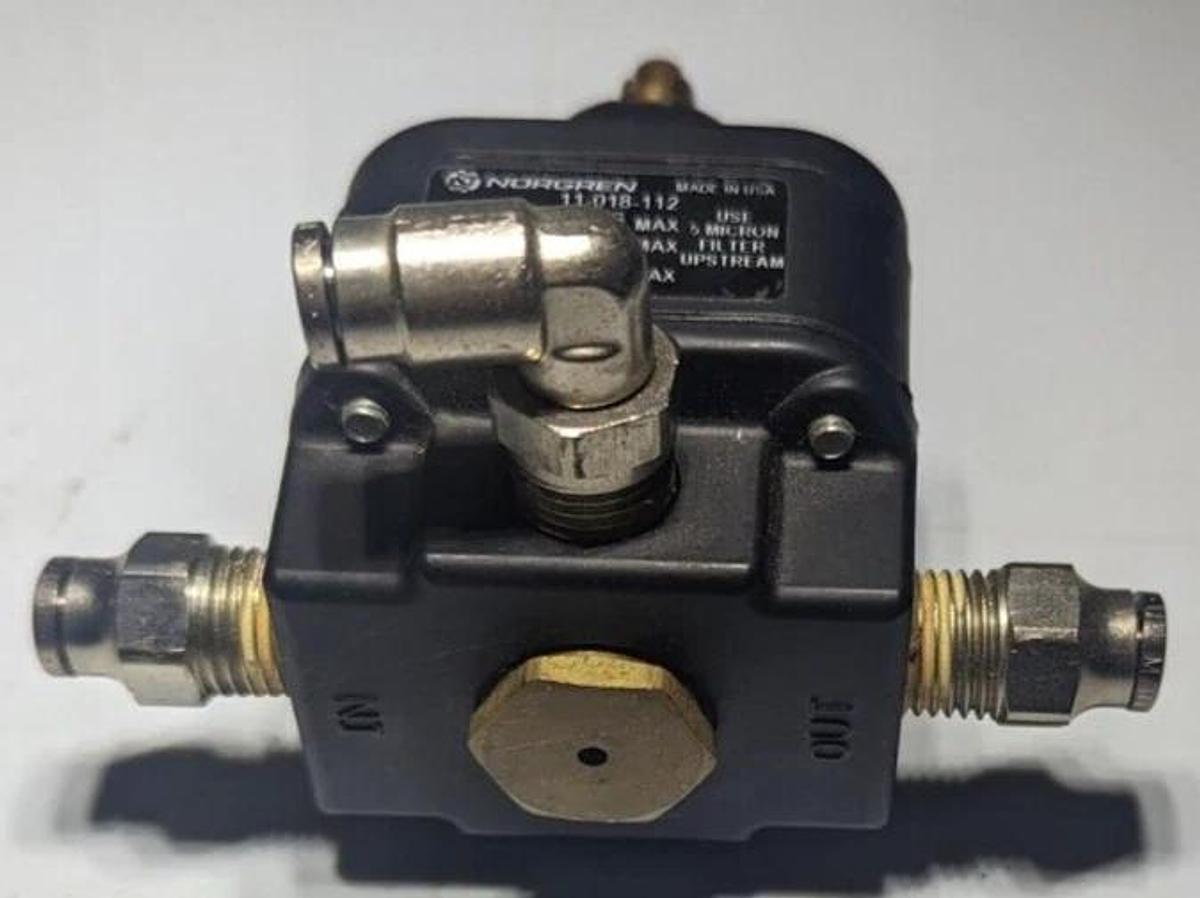 Used Norgren Pressure Regulator   11-018-112 , 200 PSIG   1/4