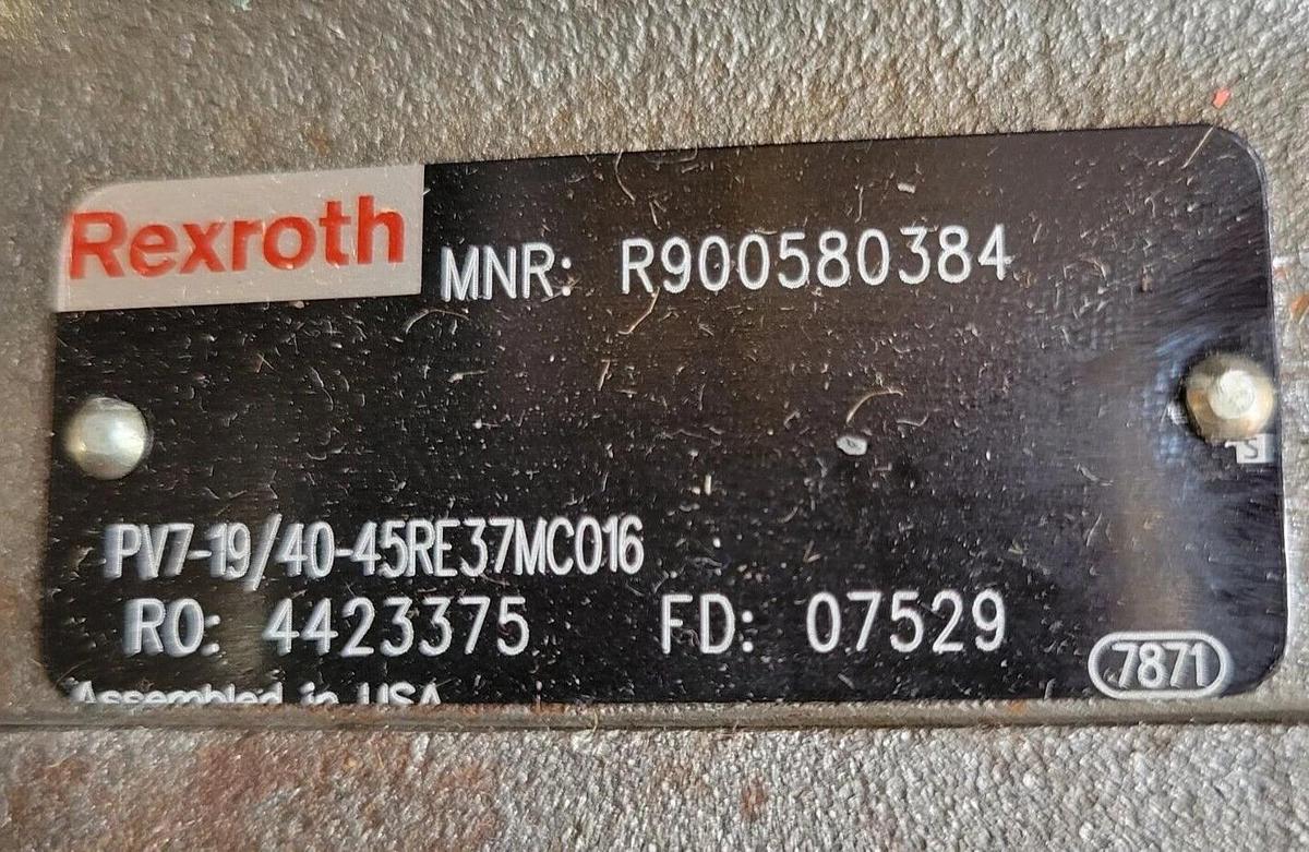 Rexroth hydraulic pump PV7-19/40-45RE37MC016, with  PGF2-22/006RJ20VU2